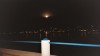 Opkomst van de volle maan boven Kalymnos, vanaf Telendos