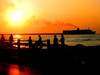 Zonsondergang in Rethymnon