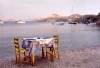 Leros - eten op het strand