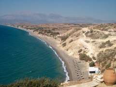 Komos Beach, Kreta, Griekenland