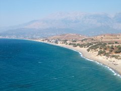 Komos Beach, Kreta, Griekenland