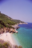 Baai van Milopotamos te Pilion