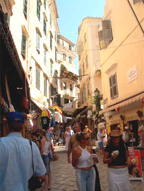 Corfu / Korrfoe stad