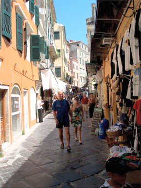 Corfu / Korrfoe stad
