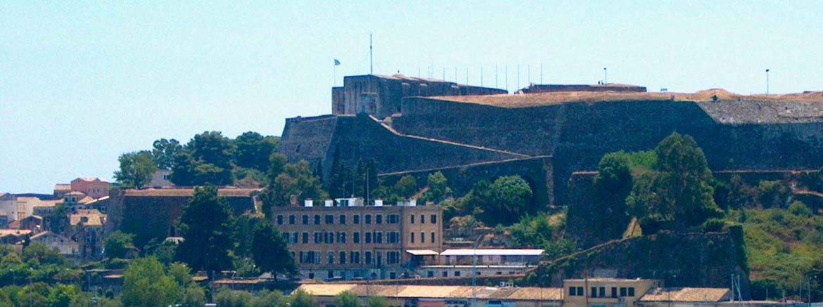 Het nieuwe fort van Corfu