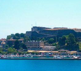 Het nieuwe fort van Corfu